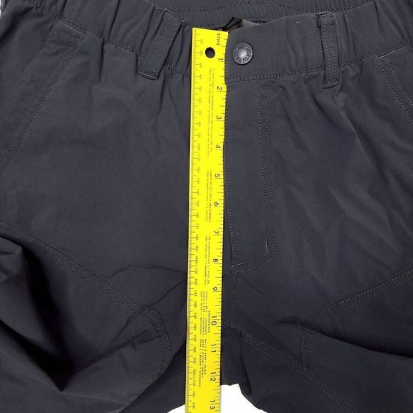 North Face Pants Mens Medium Gray Elastic Waist Convertible Hiking Nylon Stretch - Picture 5 of 8